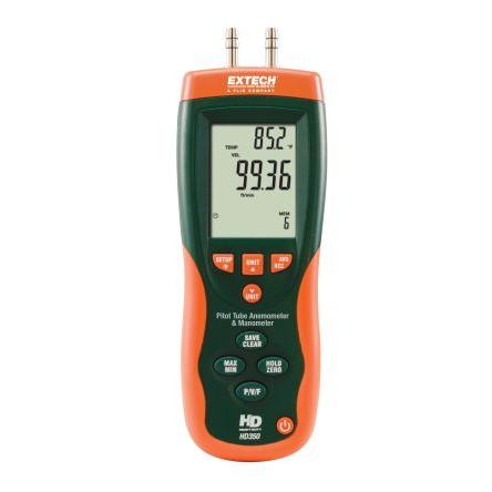 Manometr HD350 Diferenciální 10 psi, číslo modelu: HD350 Extech