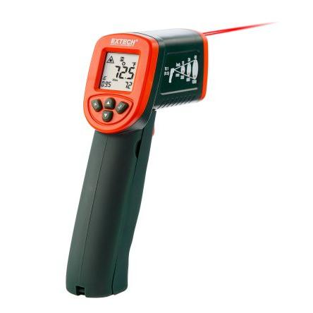 Extech IR teploměr, číslo modelu: IR267 -20 °C, Max Teplota +70 °C, přesnost: ±4/2 °C/°F, °C, F