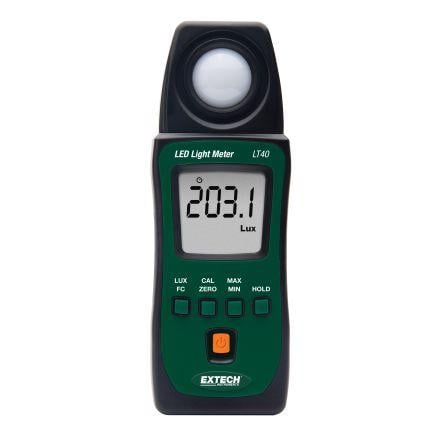 Expozimetr 400000 lx, číslo modelu: LT40 Extech 999.9lx, přesnost: ±3 %