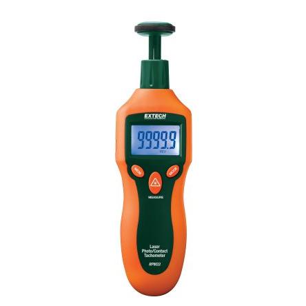 Otáčkoměr, přesnost: 0.05 %, typ displeje: Podsvícení LCD 99999rpm Extech