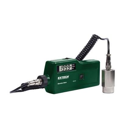 Měřič vibrací, číslo modelu: VB450 VB450 20.38g Extech Rychlost, Zrychlení, Posunutí