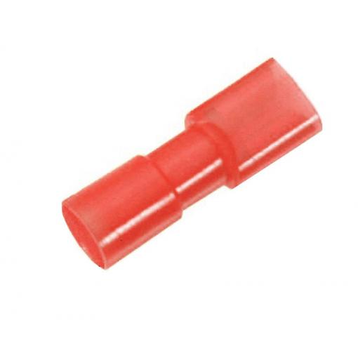 LAPP 61794951 faston zásuvka Šířka zástrčky: 2.8 mm Tloušťka konektoru: 0.5 mm 180 ° plná izolace červená 100 ks