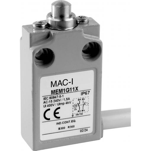 Panasonic MEM1G11ZD MEM1G11ZD koncový spínač 24 V 5 A zdvihátko IP67 1 ks