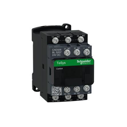 Schneider Electric 3 NO, 2 NC Řídicí relé napětí ve vinutí 24V dc 140 A 690V ac 2.4 W s 3 NO, 2 NC kontakty 24V dc