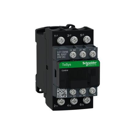 Schneider Electric Stykač, rozsah: LC1D 3 NO 25A 5.5 kW 24V dc 3P
