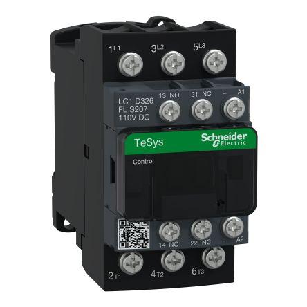 Schneider Electric Stykač, rozsah: LC1D 3 NO 32A 7.5 kW 110V dc 3P