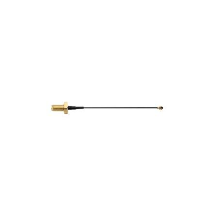 Kabel, řada: CAB, Černá Fluorovaný ethylenpropylen 95 mm 50 Ω Taoglas S koncovkou