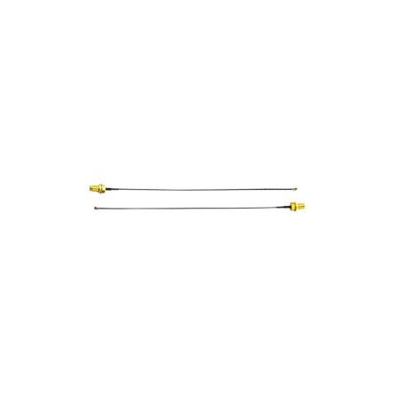 Kabel, řada: CAB, Černá Fluorovaný ethylenpropylen 200 mm 50 Ω Taoglas S koncovkou