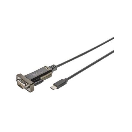 Sériový redukční kabel USB Digitus USB typu C Vnější DB9 Vnější