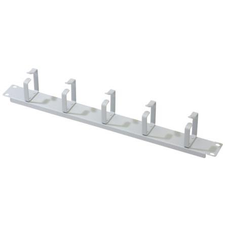Digitus Regálový panel 19in Panel správy kabelů, Ocel 1 U barva Šedá 483 mm 483mm