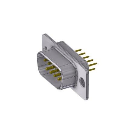 Deltron Connectors Konektor D-Sub, řada: DT, počet kontaktů: 9, orientace těla: Rovný 2.74 mm, Montáž na plošný spoj