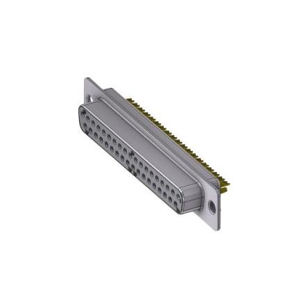 Deltron Connectors Konektor D-Sub, řada: DT, počet kontaktů: 37, orientace těla: Rovný, Kabel Vnější, Standardní, 125V,