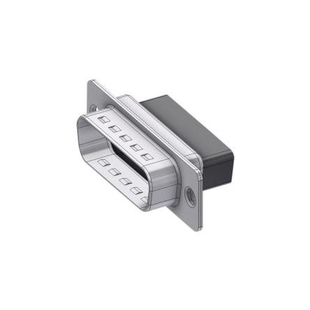 Deltron Connectors Konektor D-Sub, řada: DTS, počet kontaktů: 15, orientace těla: Rovný, Kabel Vnější, Standardní, 125V,