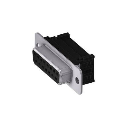 Deltron Connectors Konektor D-Sub, řada: DTS, počet kontaktů: 15, orientace těla: Rovný, Kabel Vnitřní, Standardní,
