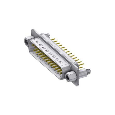 Deltron Connectors Konektor PCB D-Sub, řada: DTS, počet kontaktů: 25, orientace těla: Rovný 2.84 mm, Montáž na plošný