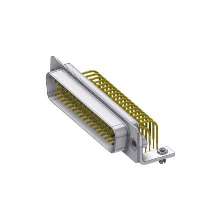 Deltron Connectors Konektor PCB D-Sub, řada: DTS, počet kontaktů: 50, orientace těla: Pravý úhel 2.84 mm, Montáž na