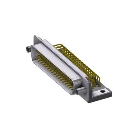 Deltron Connectors Konektor D-Sub, řada: DTS, počet kontaktů: 50, orientace těla: Pravý úhel 2.77 mm, Montáž na plošný