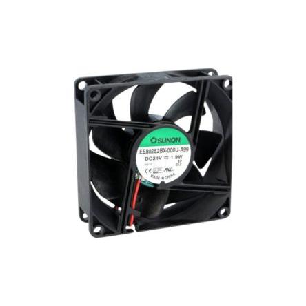 Sunon Axiální ventilátor, řada: EF, průtok vzduchu: 23 cfm 1.44 W 24V dc 72 mA 60 mm 60mm 20 mm