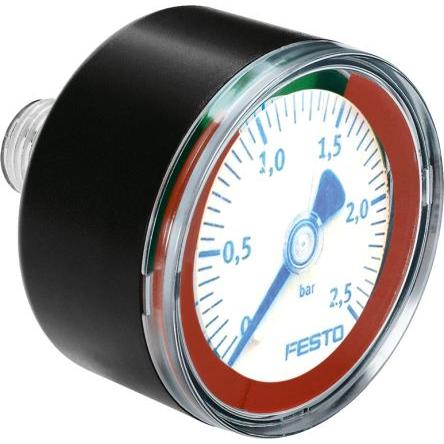 Tlakoměr Instalace v řadě MA-40-2,5-R1/8-E-RG 40 mm R 1/8 Ocel, 60 °C 2.5 bar 0 bar Festo