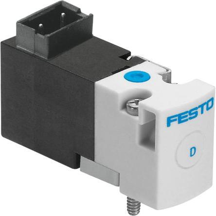 Pneumatický solenoidový ventil 2/2, Monostabilní, Zavřeno, řada: MHA1 M5 Elektřina, max. průtok: 14L/min Festo 12V dc