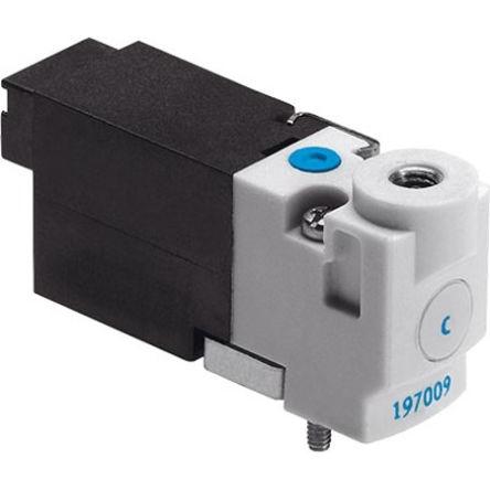 Pneumatický solenoidový ventil 3/2, Zavřeno, Monostabilní, řada: MHP1 Metrické Elektřina, max. průtok: 10L/min Festo 5V