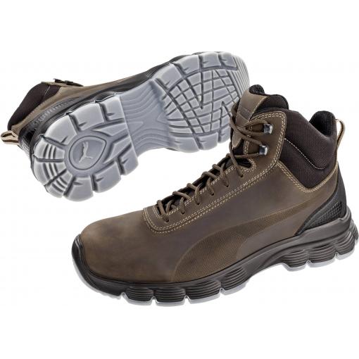 PUMA Condor Mid ESD SRC 630122-43 ESD bezpečnostní obuv S3, velikost (EU) 43, hnědá, 1 ks