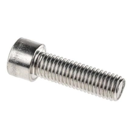RS PRO Šroub s vnitřním šestihranem, Obyčejný, Nerezová ocel hlavice Vnitřní šestihran, M12, M12, délka: 40 mm