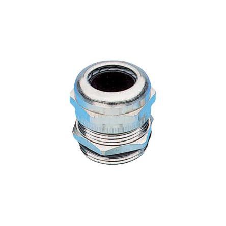 Kabelová průchodka, řada: HSK-M 1.609.1600.01 Nikl Niklovaná mosaz, IP69K, IP68 PG16 Hummel 10 mm až 14 mm