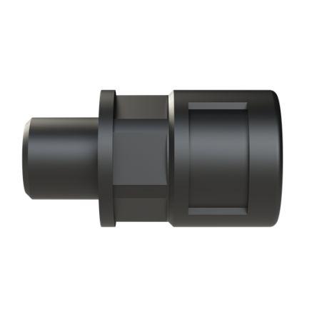 Montáž potrubí Metrický Černá jmenovitá velikost 10 mm Polyamid 6, IP66 M12 PMA