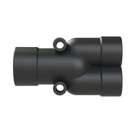 Montáž potrubí Černá jmenovitá velikost 17 mm Polyamid 6 Černá, IP68 PMA