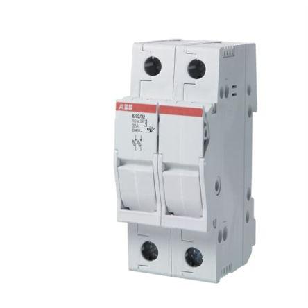 Držák pojistek 20A 400V ABB 8.5 x 31.5 mm 2pólový