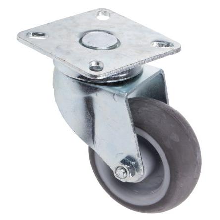 RS PRO Otočné 18 kg 63 mm, Pryž