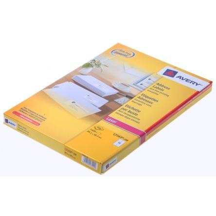 List se štítky L7163-100 Lepicí, množství v balení: 100 V balení, Bílá Adresa Avery Laser