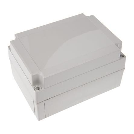 Fibox Pouzdro, řada: MNX IP67, IP66 Nestíněný barva Šedá barva Šedá Polykarbonát 180 mm 100 mm 130 mm