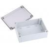 Fibox Pouzdro, řada: MNX IP67, IP66 Nestíněný barva Šedá IK08 barva Kouřová transparentní Polykarbonát 180 mm 60 mm 130