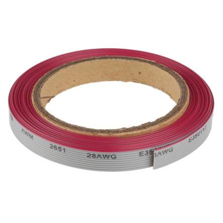 Páskový kabel Nestíněný Plochý RS PRO 10 1.27 mm 5 m