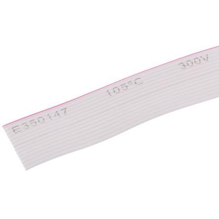 Páskový kabel Nestíněný Plochý RS PRO 14 1.27 mm 5 m
