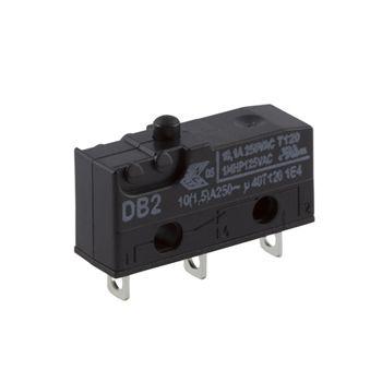 ZF Mikrospínač, typ ovladače: Tlačítko SPDT, 250 V ac, 10.1A, Pájecí, IP50, 2.45N