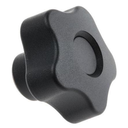 Upínací knoflík Technopolymer na bázi polyamidu (PA) vyztužený skelnými vlákny, Polypropylen barva Černá 69893