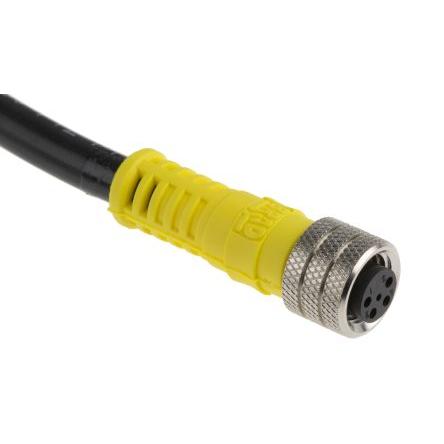 Kabel ovladače snímače, A: Vnitřní, A: Rovný 4, B: Bez koncovky, B: Vnitřní, 30V 4, IP67, řada: 120086 Brad from Molex 2