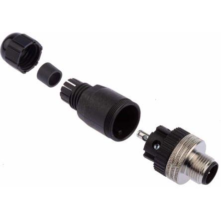 Kulatý konektor, počet kontaktů: 5, Kabel, velikost: M12 Brad from Molex, pohlaví kontaktu: Vnější, orientace těla: