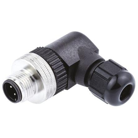Kulatý konektor, počet kontaktů: 4, Kabel, velikost: M12 Brad from Molex, pohlaví kontaktu: Vnější, orientace těla:
