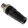Kulatý konektor, počet kontaktů: 5, Kabel, velikost: M12 Hirschmann, pohlaví kontaktu: Vnější, orientace těla: Rovný