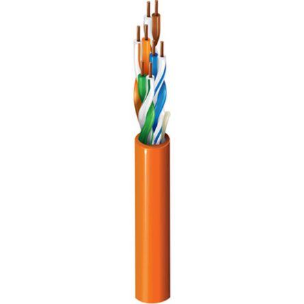 Belden Cat5e Ethernetové kabely, řada: 1752A, Šedá, Polyvinylchlorid 304 m, typ pláště: Nestíněný Nestíněný