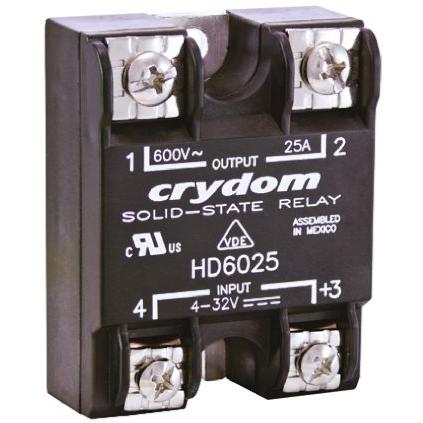 Crydom Polovodičové relé 25 A Panel 660 V ac HD 32V
