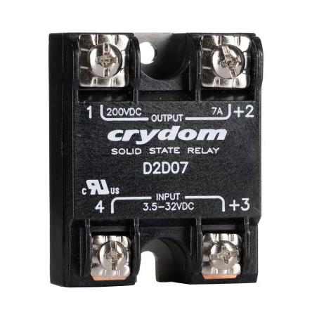Crydom Polovodičové relé 7 A Panel 200 V 1-DC 32V