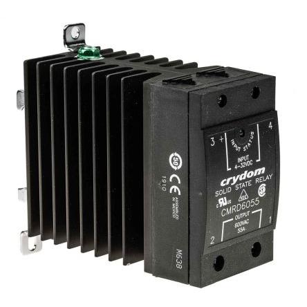 Crydom Polovodičové relé 55 A Lišta DIN SPST 660 V CMRD60 32V