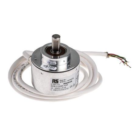 Přírůstkový kodér, řada: RI58-O Přírůstkové Dvojčinný 30V dc 10000 rpm 500 ppr Pevný IP65, IP64 Hengstler 10 mm