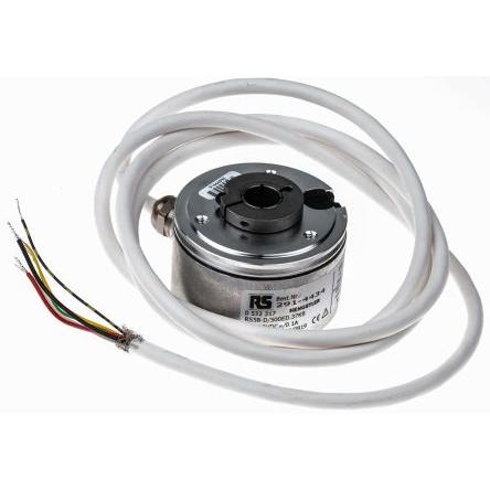 Přírůstkový kodér, řada: RI58-D Přírůstkové Dvojčinný 30V dc 6000 rpm 500 ppr Dutý IP64, IP65 Hengstler 12 mm