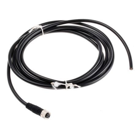 Kabel ovladače snímače, A: Vnější, A: Rovný 3, B: Bez koncovky, B: Vnitřní, 60V, IP67 binder 2 m